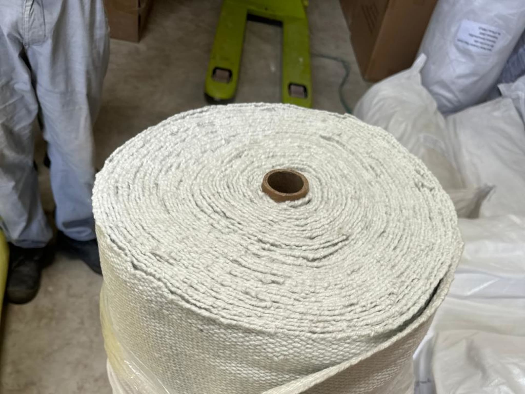High temperature textile roll for thermal insulation supplied by Zenco Systems in Nairobi, Kenya