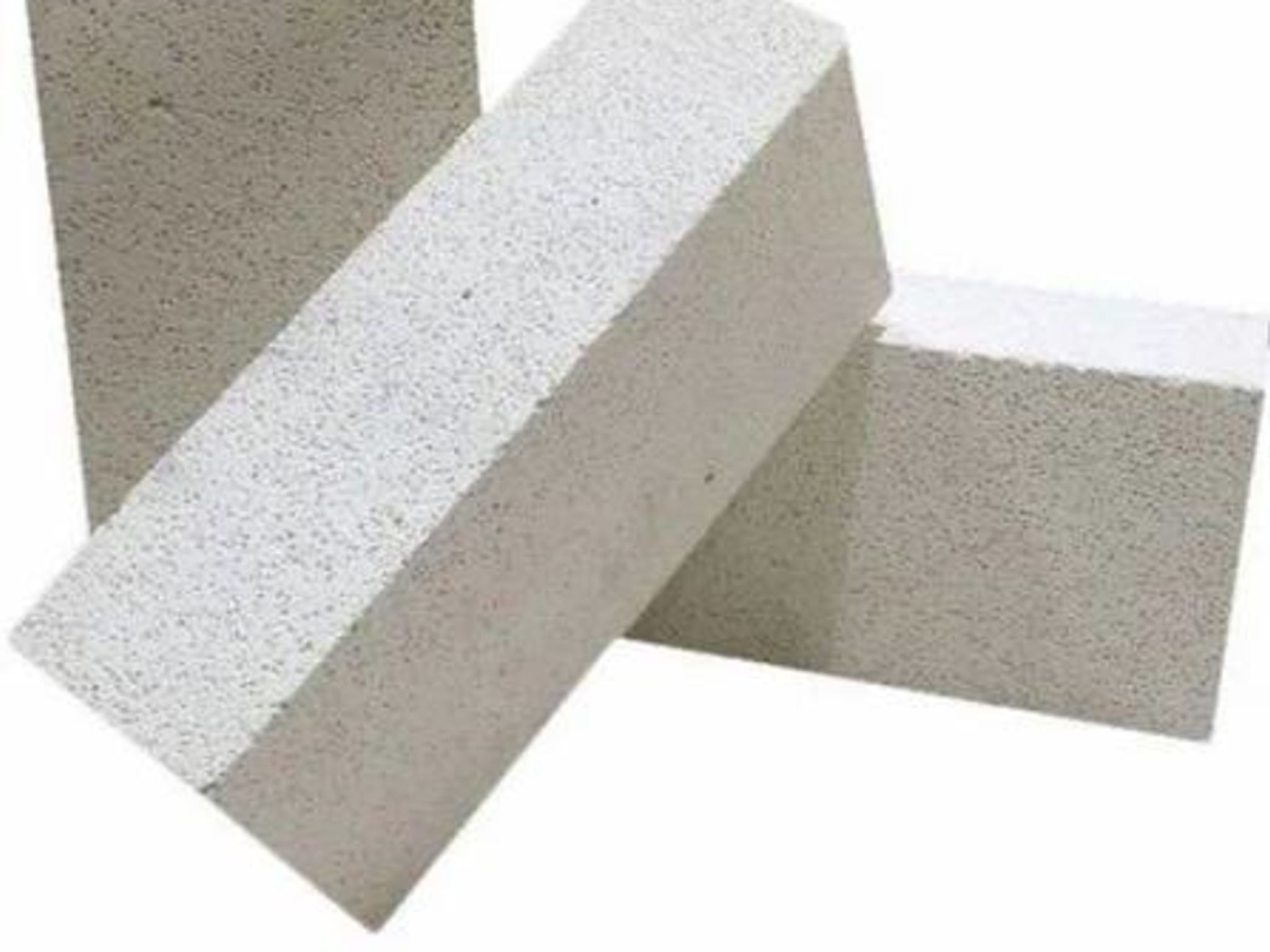 Insulating Fire Bricks — lightweight alumina-silicate ceramic bricks stacked for visibility