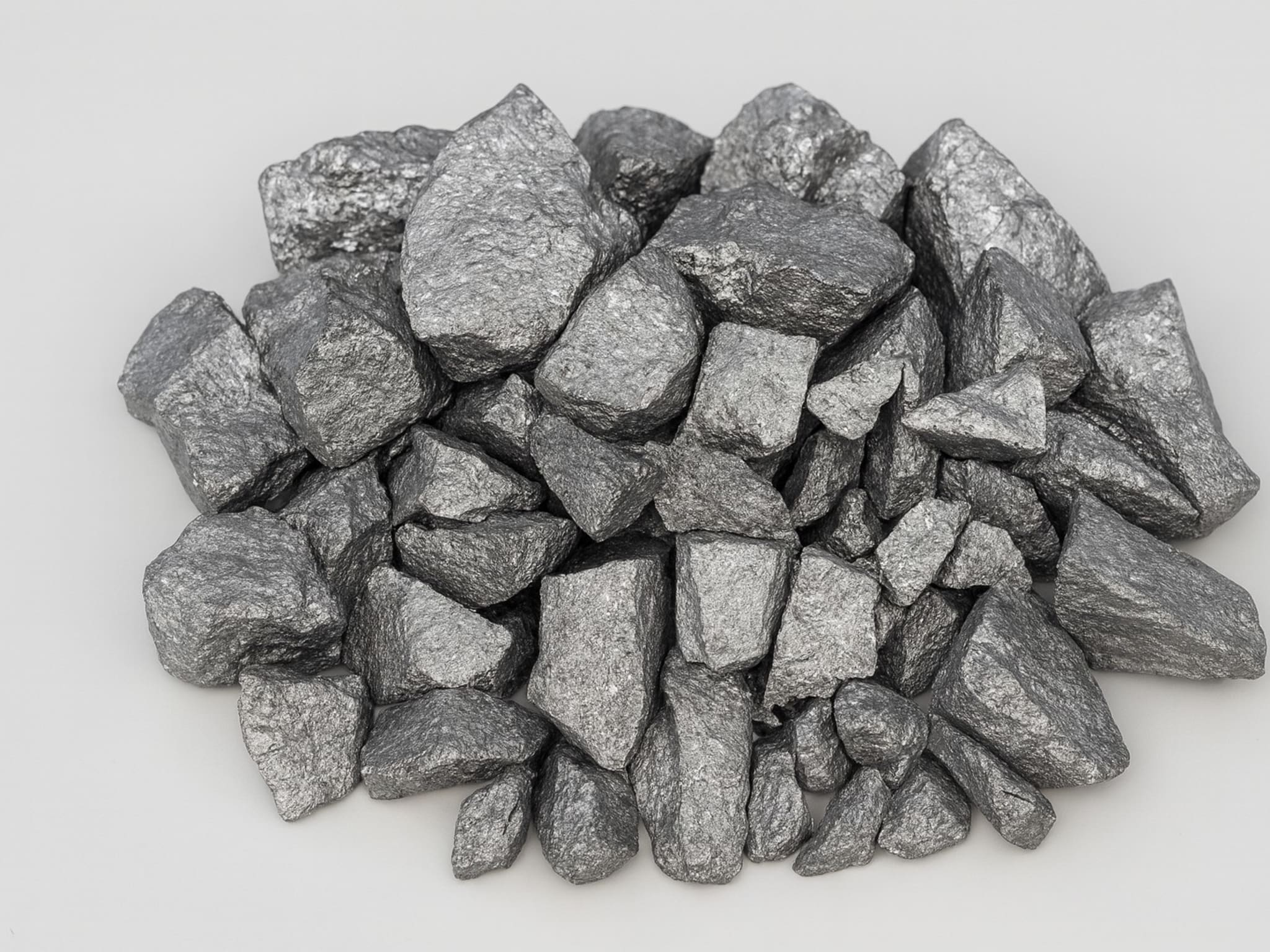 High alumina refractory aggregate stones - durable heat-resistant material