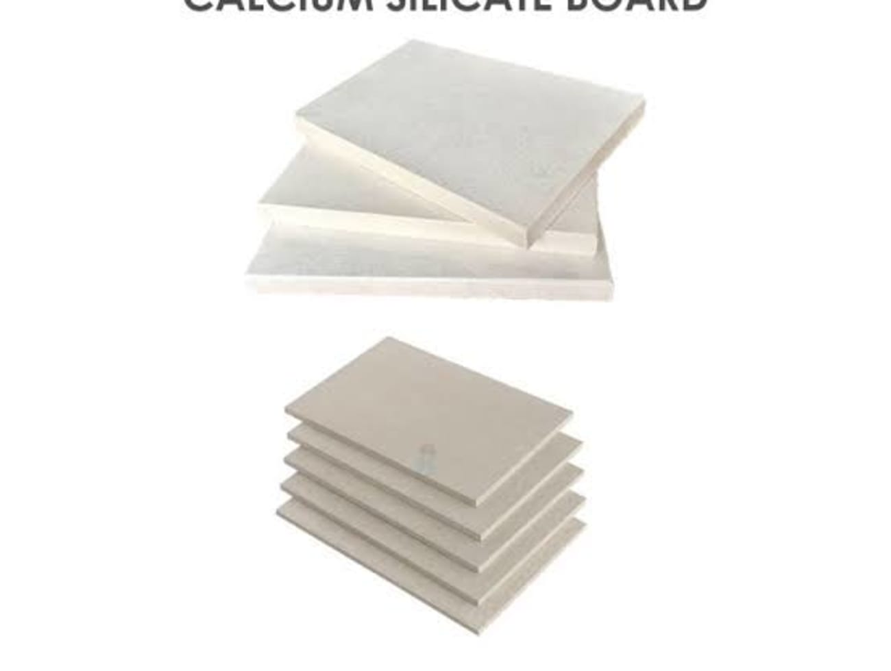 Calcium silicate board stack — rigid insulation panel for high-temperature applications