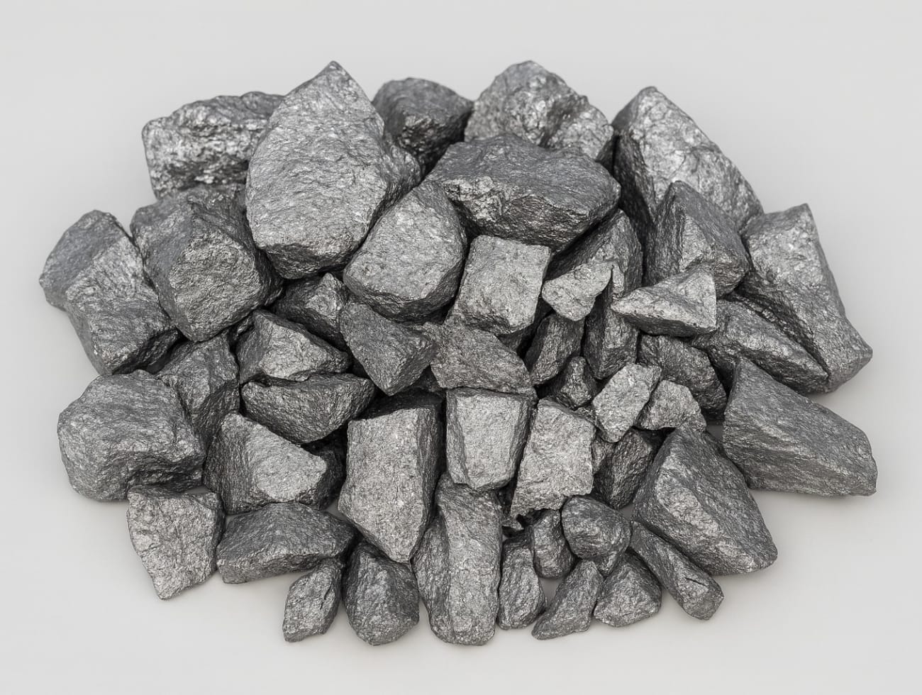 High alumina refractory aggregate stones - durable heat-resistant material