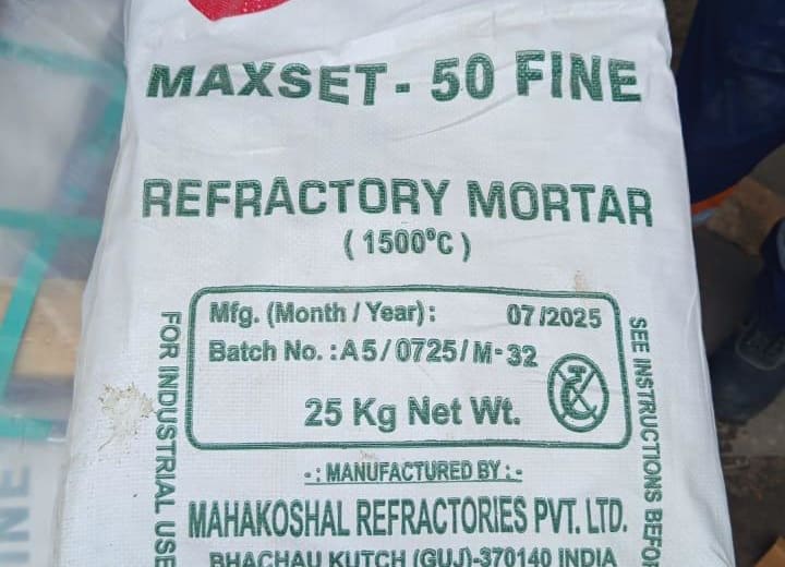 Refractory Mortar Maxset-50 Fine Supplier in Nairobi, Kenya refractory & insulation product supplied by Zenco Systems Ltd in Refractory Accessories
