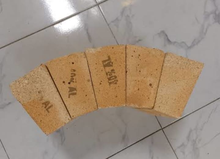 Fireclay Taper Brick (1750°C) refractory & insulation product supplied by Zenco Systems Ltd in Refractory Bricks