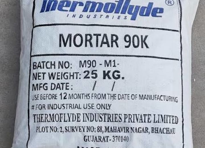 High-Alumina Refractory Mortar 90k (1700°C) refractory & insulation product supplied by Zenco Systems Ltd in Castables & Mortars