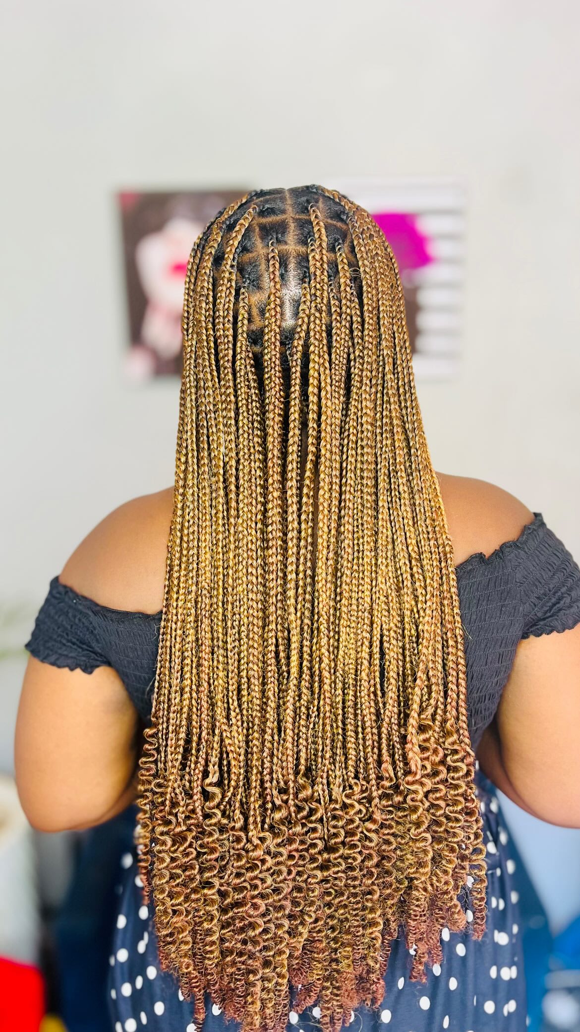Knotless braids – medium