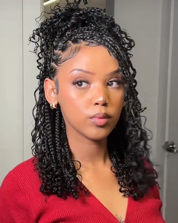 Boho braids – medium