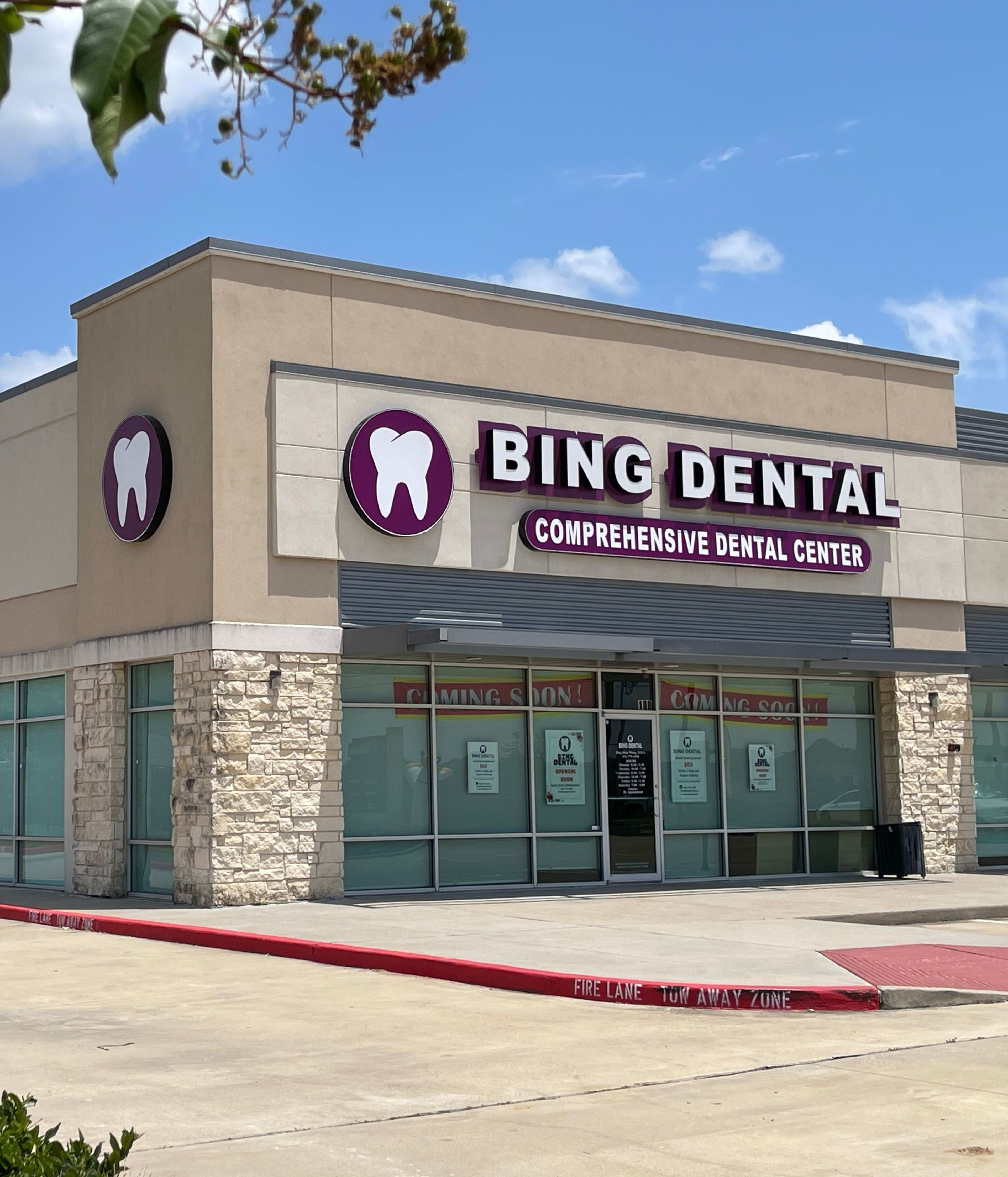 Bing Dental clinic store front