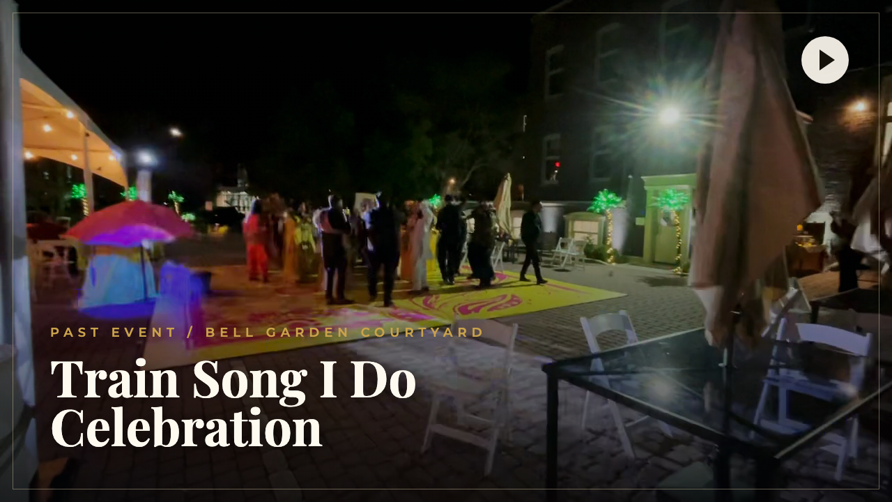 Train Song I Do Celebration wedding reception