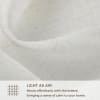 Flynn Airy Lightweight Sheer Curtain Pleated- -TWOPAGES