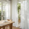 Flynn Airy Lightweight Sheer Curtain Pleated -TWOPAGES