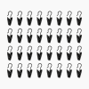 metal curtain clips pack of 32