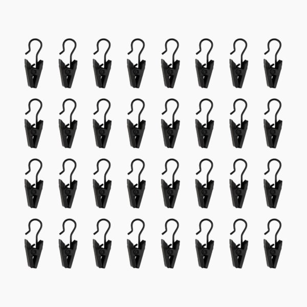 Metal Curtain Clips (Pack of 32)