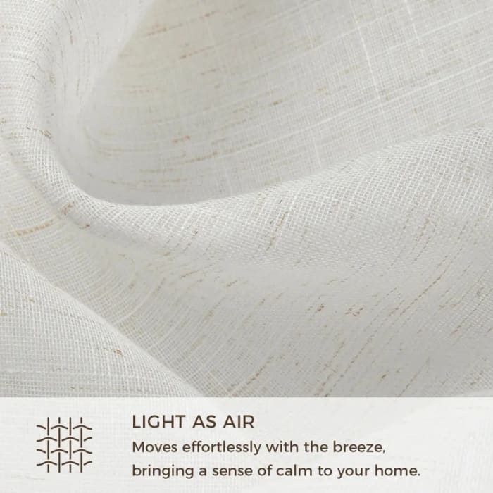 Benefits of Flynn Airy Lightweight Sheer Curtain Pleated