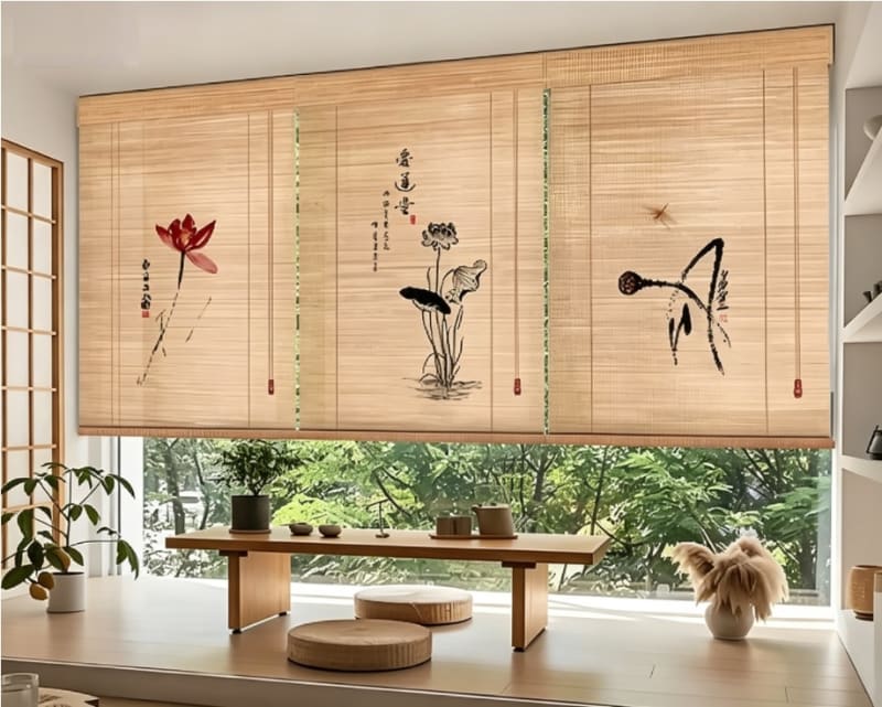 Bamboo shades
