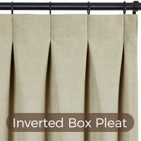 Inverted Box Pleat
