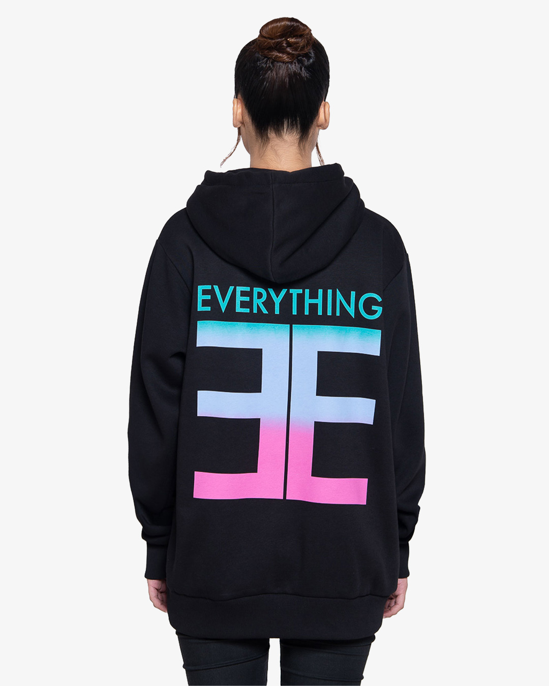 Monogram Gradient Hoodie - Luxury Black