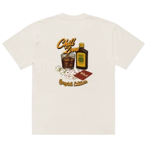 Chill zone oversized t-shirt (Beige)