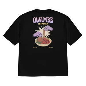 Owambe Oversized t-shirt (Black)
