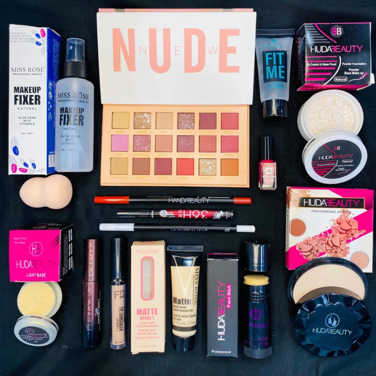 Complete Premium Makeup Deal - Professional Face, Eye & Lip Cosmetics Combo Set