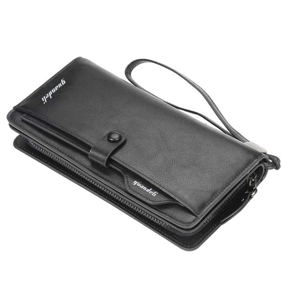 Stylish Long Wallet with Mobile Pouch & Card Holder