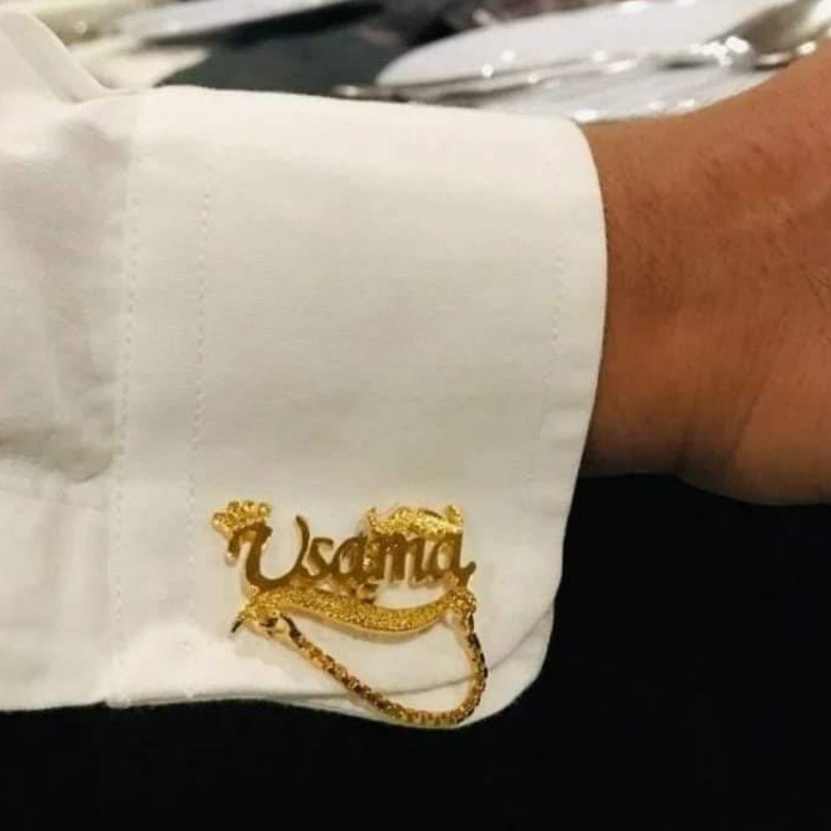 Customized Name Cufflinks for Men