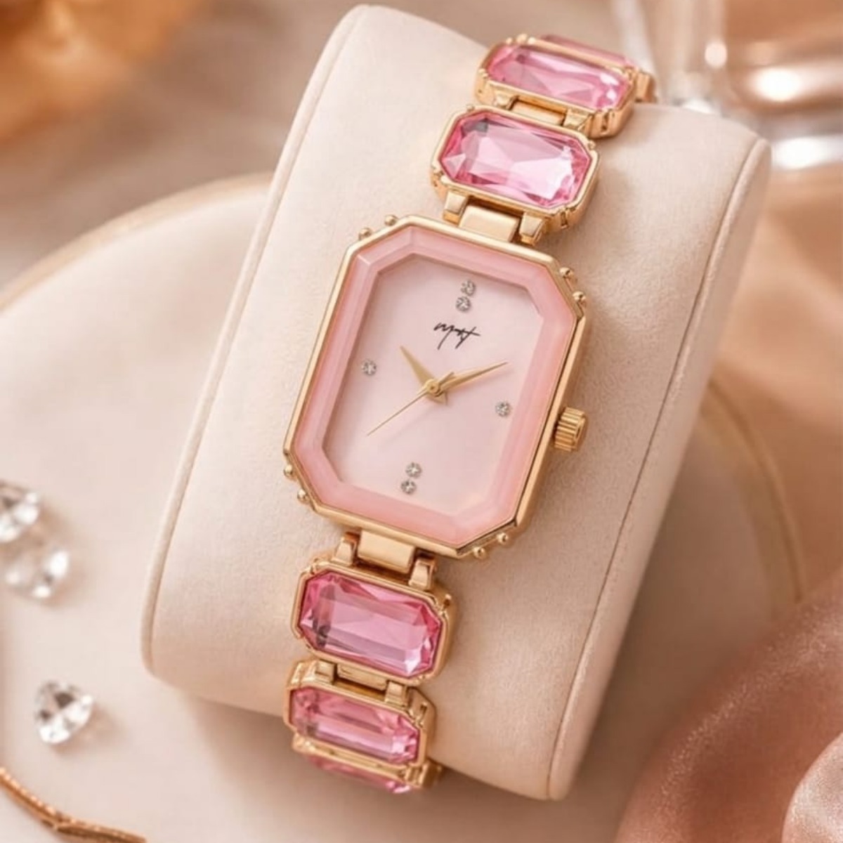 Crystal Bracelet Style Ladies Watch