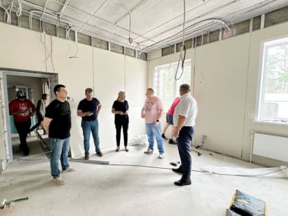 Строительство Центра врача общей практики выполнено на 70%