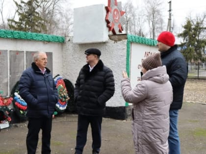 В Мичуринском округе оценили состояние памятников погибшим воинам