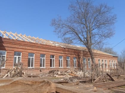 В школе в селе Большая Дорога Староюрьевского муниципального округа идет капитальный ремонт