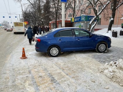 В Тамбове водитель легковушки сбил школьника