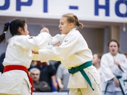 Виктория Похорская выступает на всероссийских соревнованиях по дзюдо
