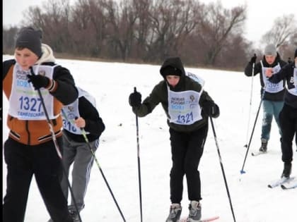 Мичуринские лыжники выступили на Гололобовской лыжне