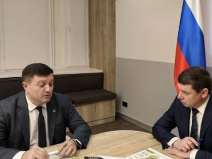 Евгений Первышов провёл встречу с главой Мичуринского округа