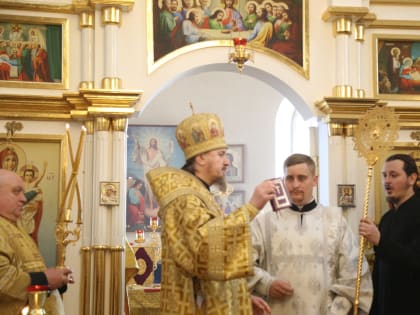 Диаконская хиротония в  Покровском храме села Булгаково