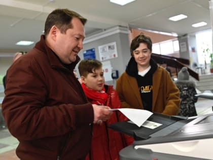 Глава Тамбовской области Максим Егоров проголосовал на выборах Президента