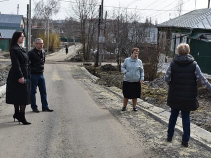 В Моршанске провели мониторинг дороги на улице Крылова