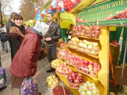 Тамбовская область занимает первое место в ЦФО по количеству ярмарок