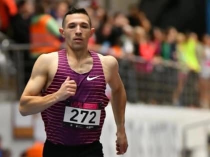 Иван Поленин победил на соревнованиях по легкой атлетике