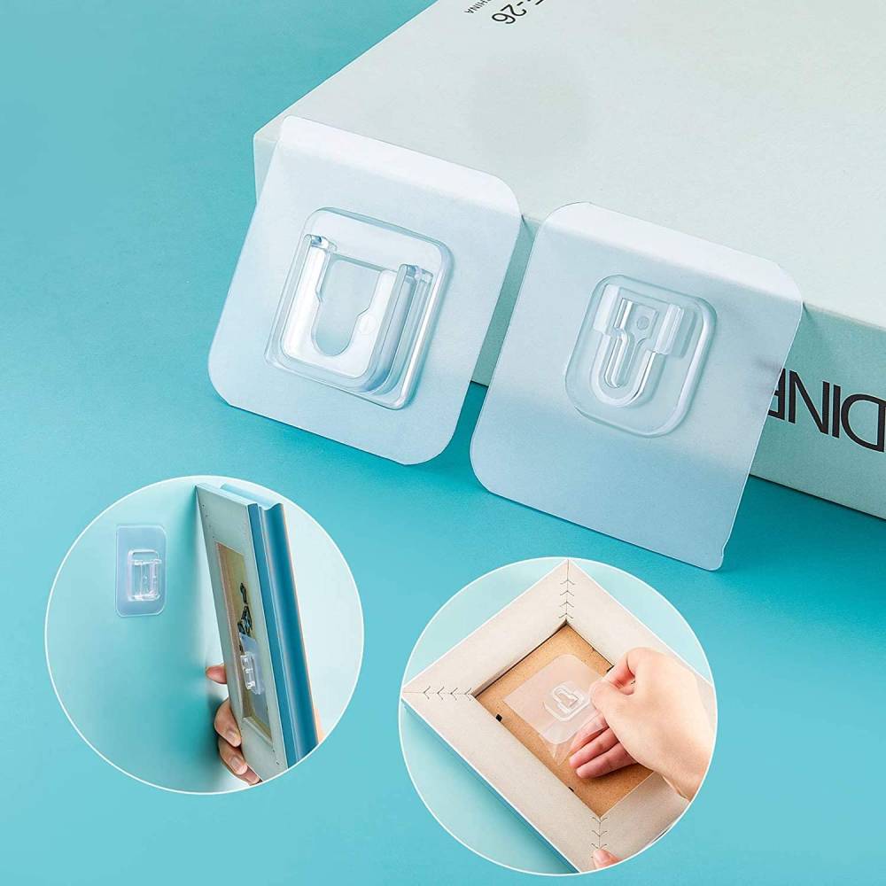 Doublesided Adhesive Wall Hooks etrolley.pk