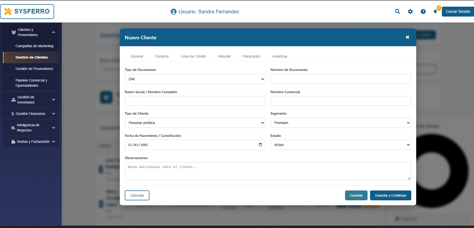 SYSFERRO - Sistema Integral de Gestión para Ferreterías con SUNAT