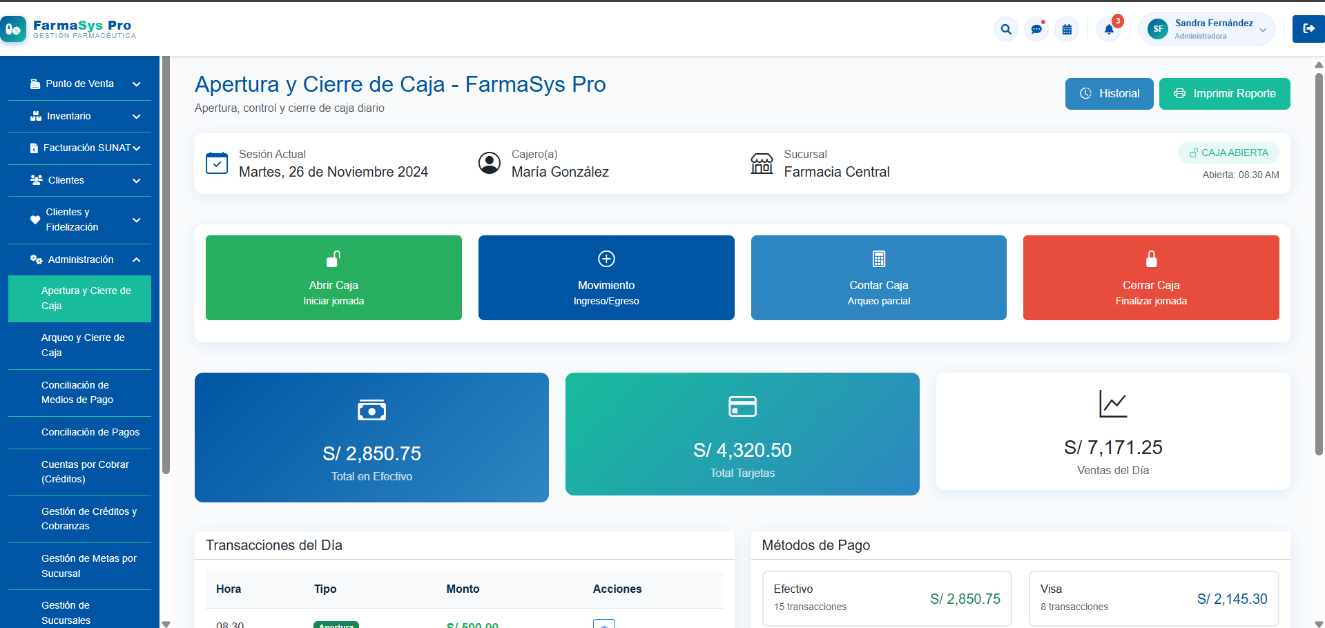 FarmaSys Pro – Sistema Integral de Gestión para Farmacias