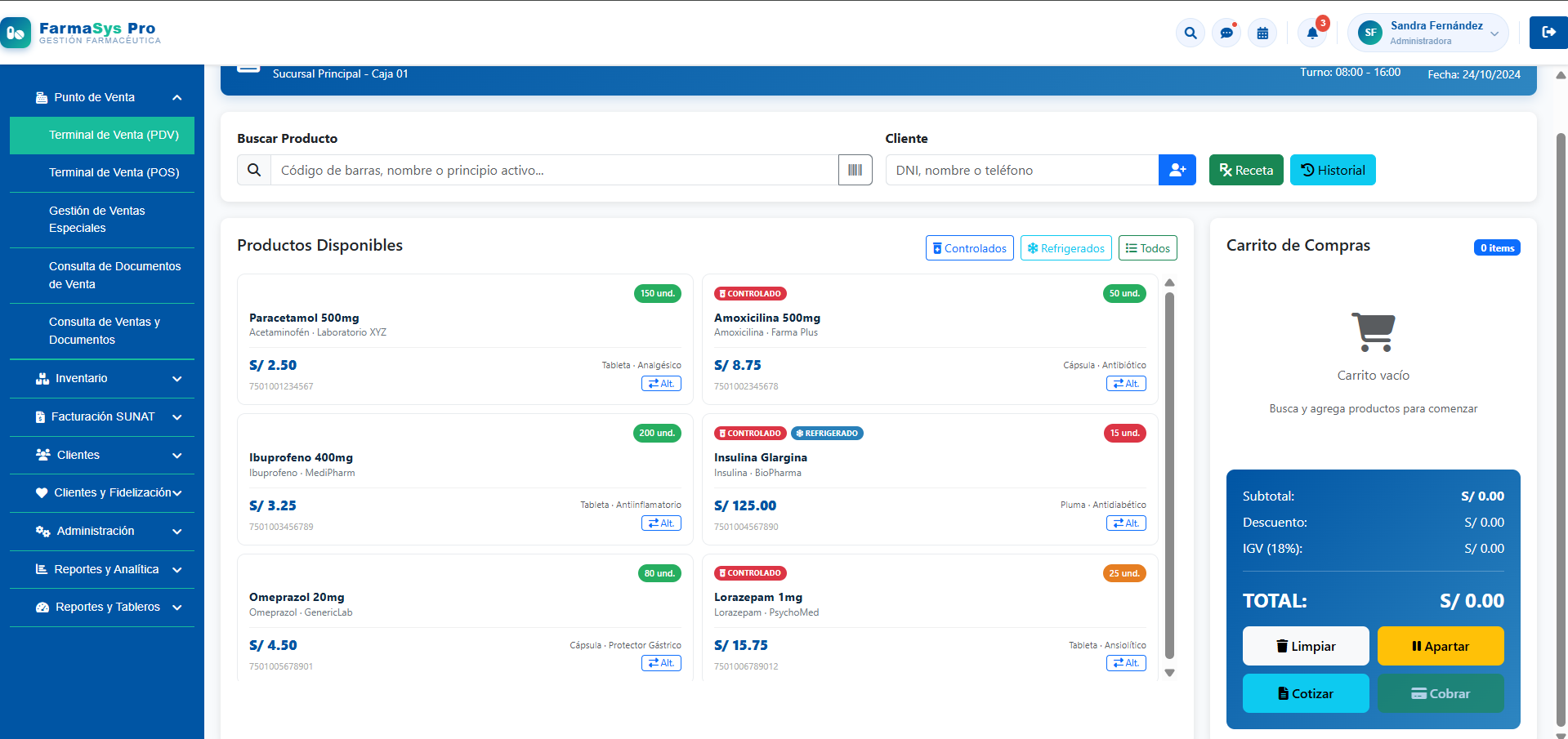 FarmaSys Pro – Sistema Integral de Gestión para Farmacias