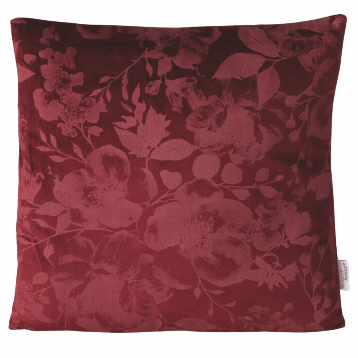 Coussin décoratif bordeaux 45x45 cm – Boltze Amia
