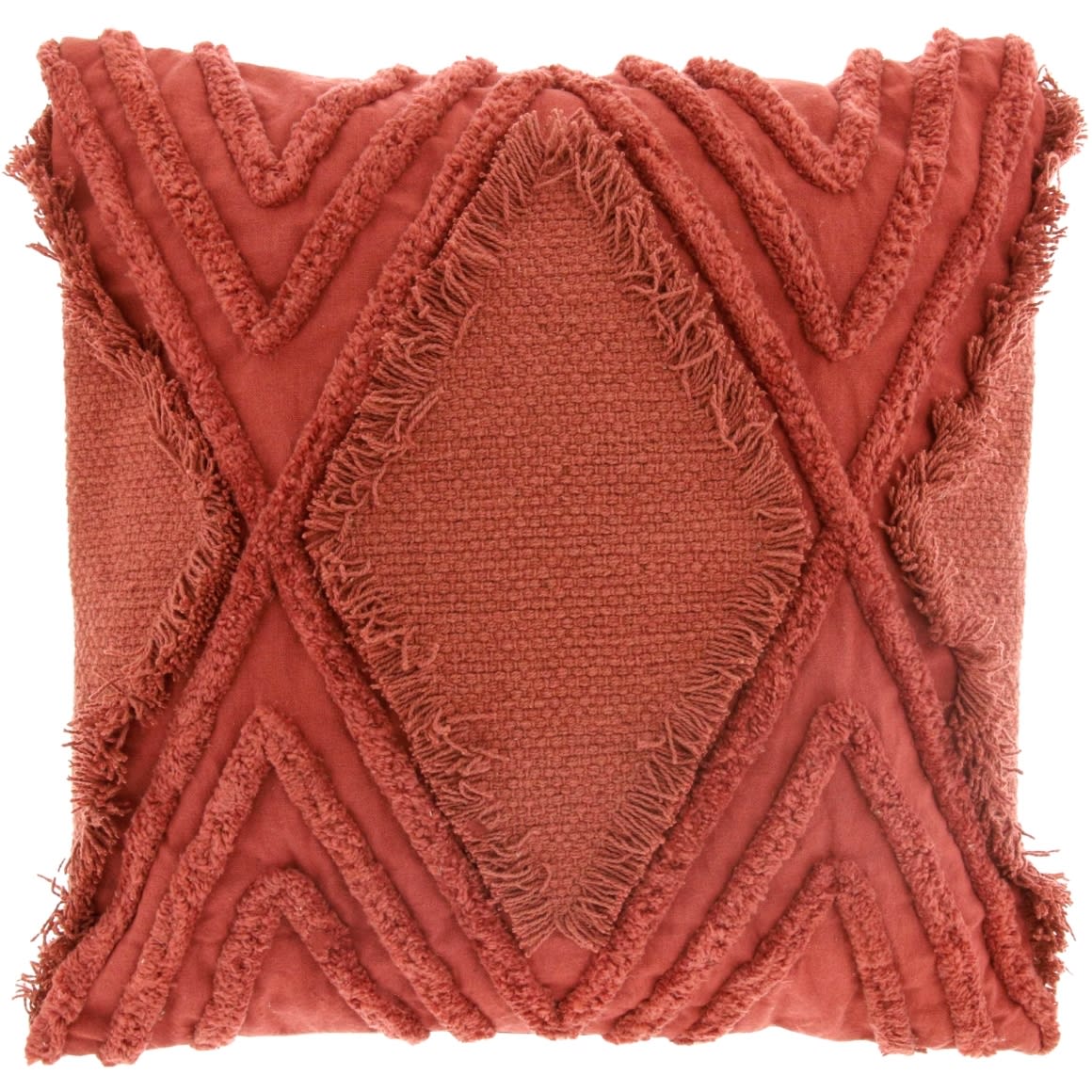 Coussin décoratif terracotta 45x45 cm – Unique Living Crato