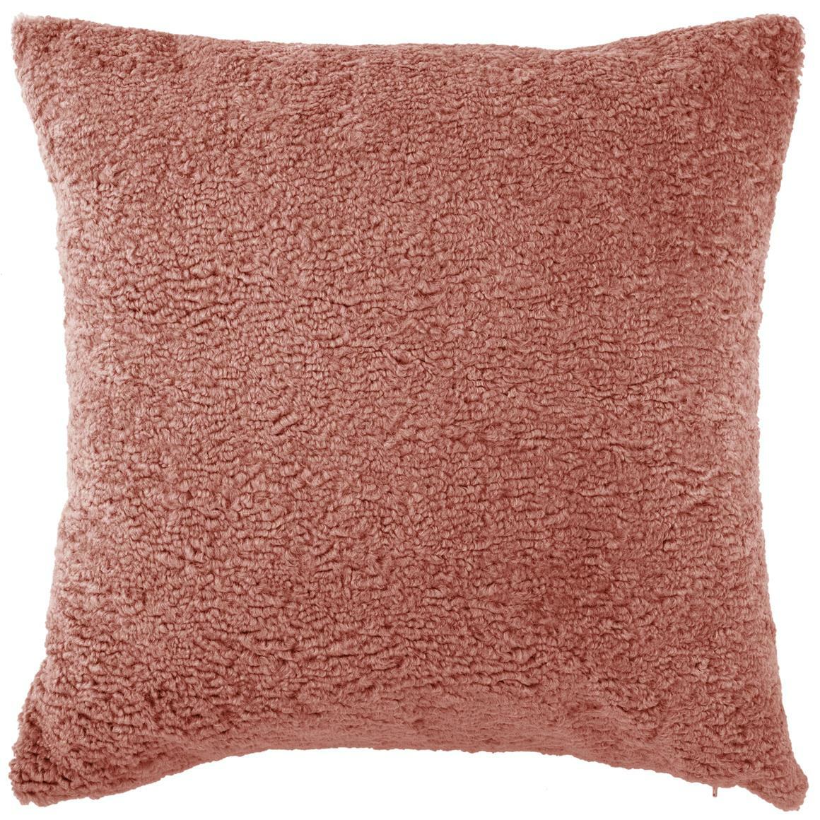 Coussin décoratif brun roux 60x60 cm – Tiseco Dolly