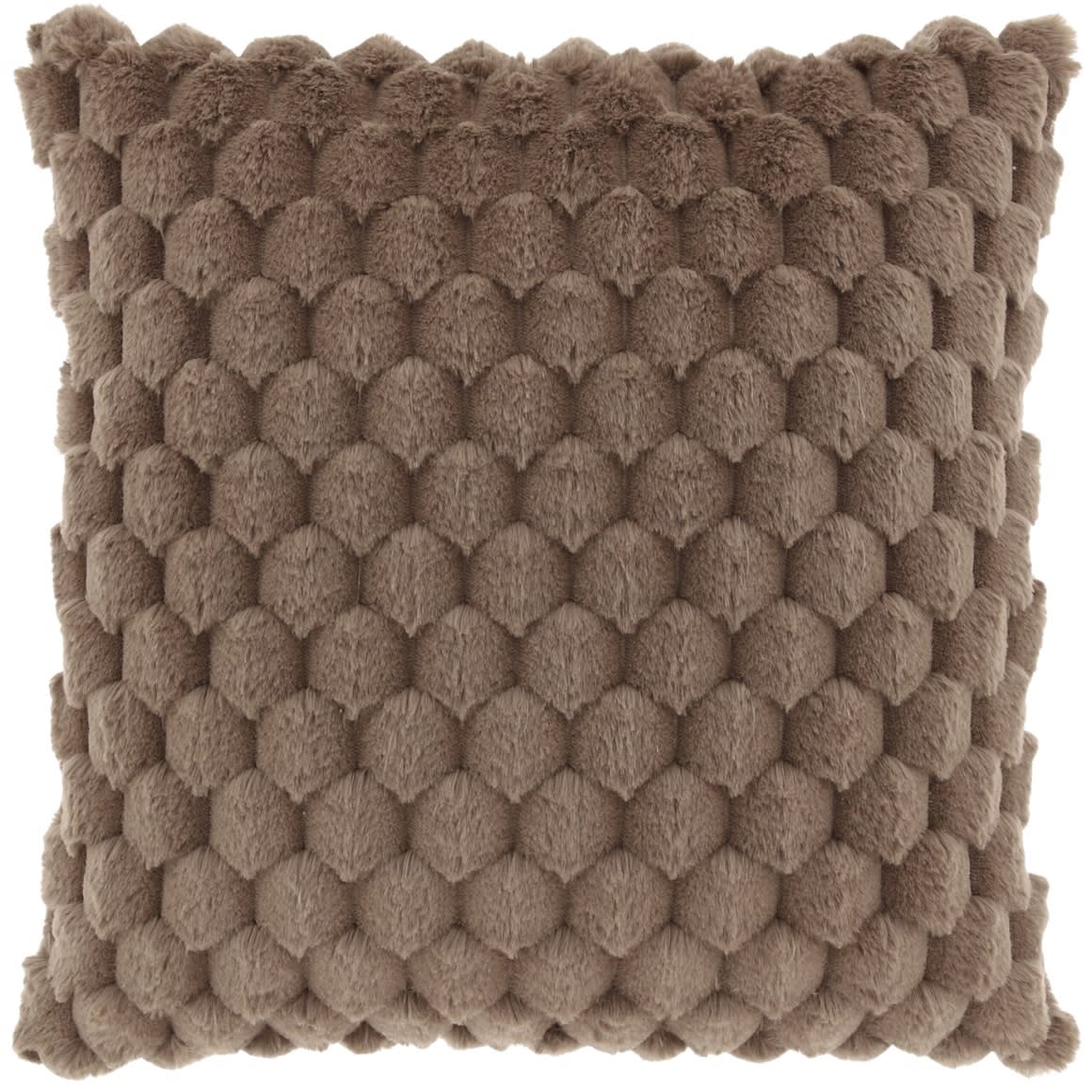 Coussin décoratif taupe 45x45 cm – Unique Living Dezi
