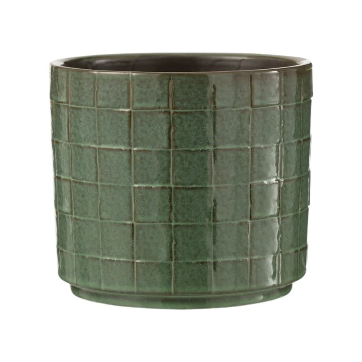 J-Line pot de fleurs vert 14 cm