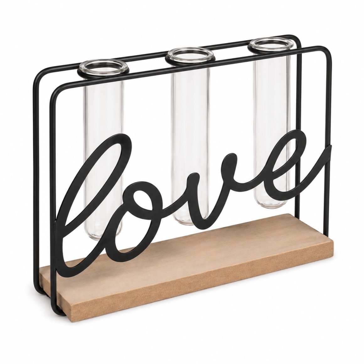 Out of the Blue vases dans support Love 20 cm