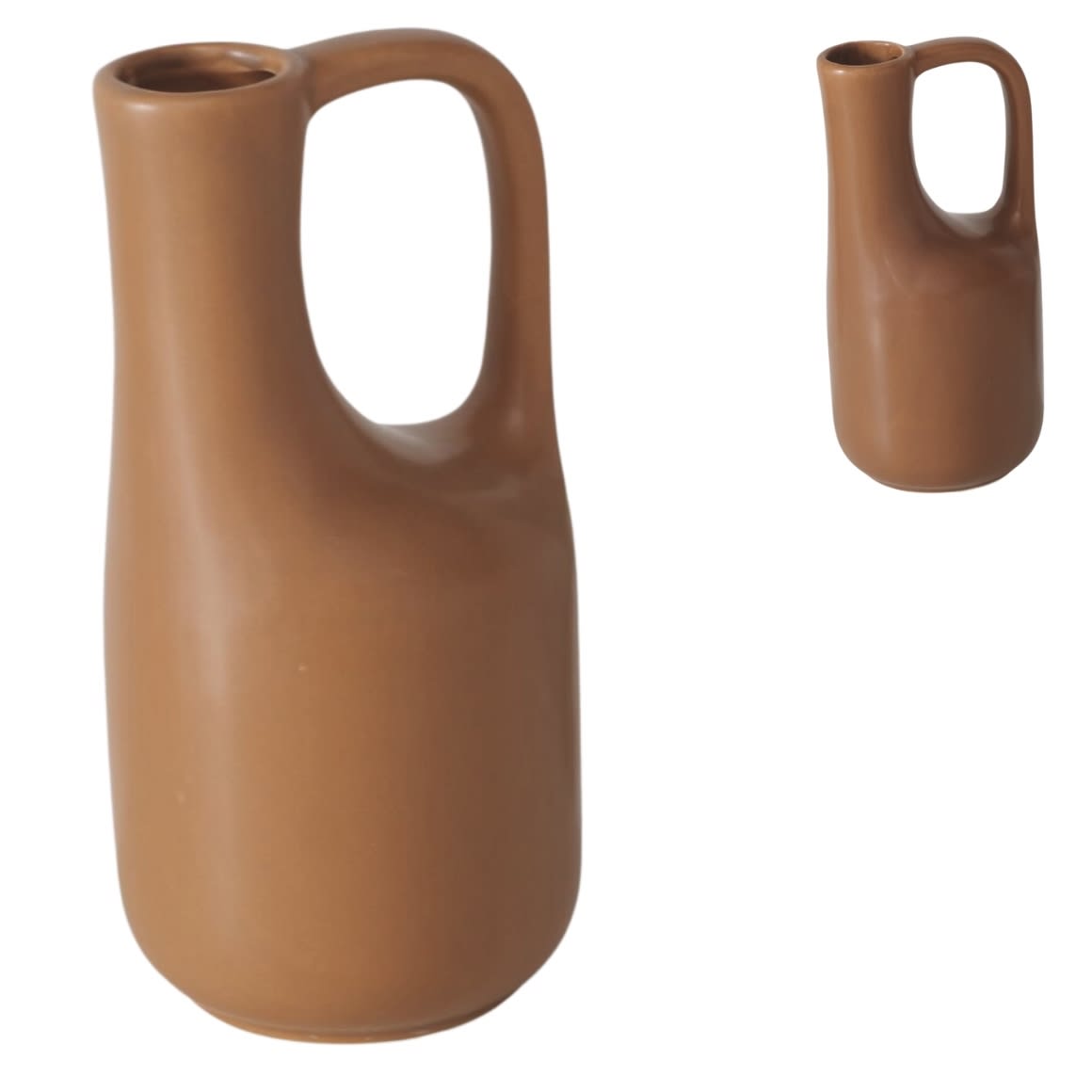 Boltze home vase Mirosa brun 18 cm 2 assorti