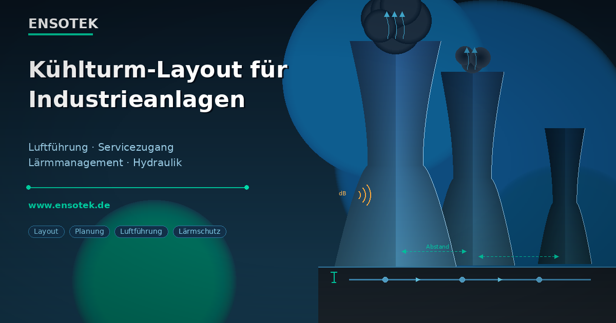 Design-Tipps – Anlagenlayout und Kuehlturm-Positionierung